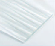 #5mm ultra-white ribbed glass ●