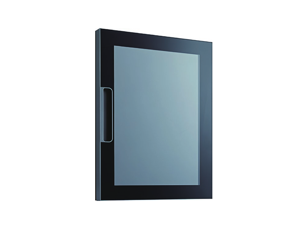 25 concealed frame glass door