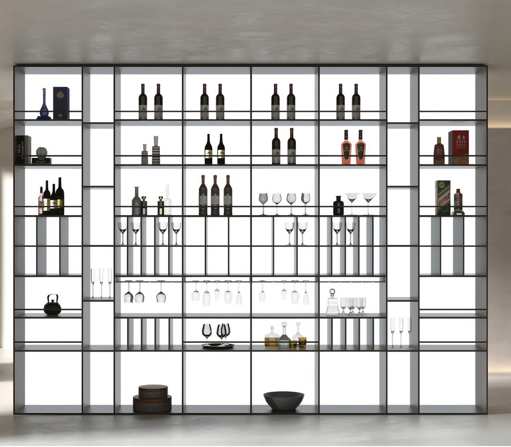 Aluminum Panel Open Shelf