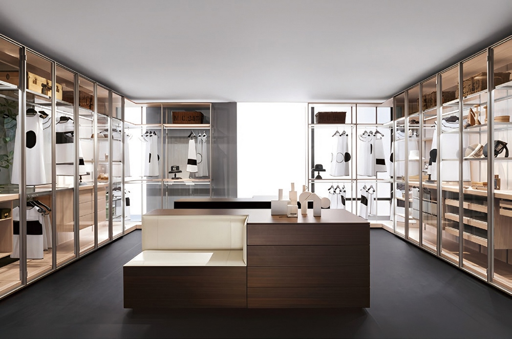  Aluminum Wood Cloakroom A